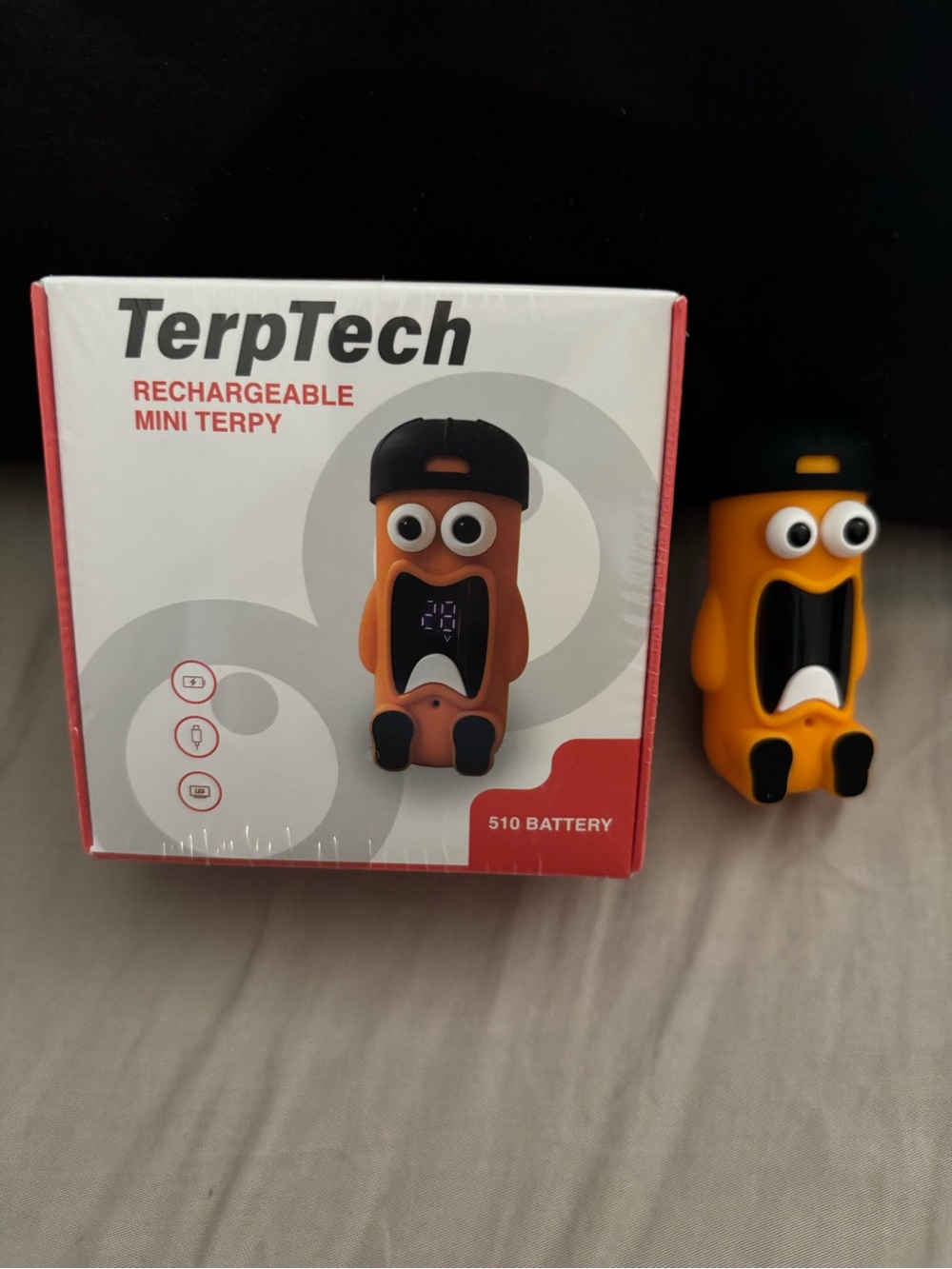 TerpTech Rechargeable Mini Terpy 510 Battery - Orange